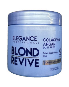 Decolorante Elegance Blond Revive 9 Tonos con Argán 100 grms