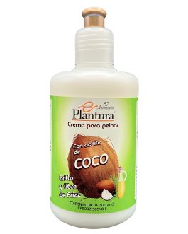 Crema de Peinar Plantura Aceite de Coco